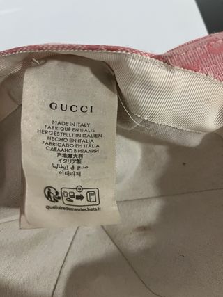 Gorra Gucci Rosa GG