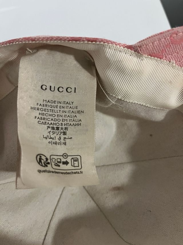 Gorra Gucci Rosa GG