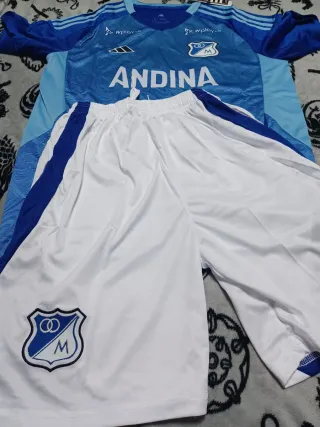 Camiseta Adidas Millonarios Azul