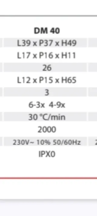 Horno cerámica odontología Emmevi FURN D40.