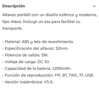 Altavoz Bluetooth Alpax Azul