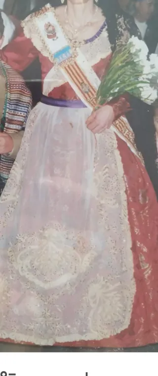 Traje de Fallera Rojo