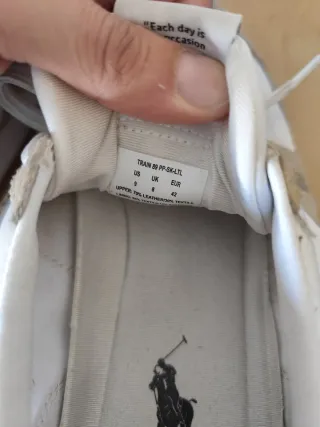 Zapatillas Polo Ralph Lauren Hombre Beige/Blanco