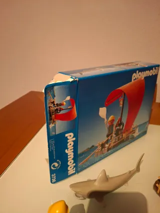 Playmobil 3736 barca náufrago pirata