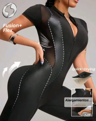 Mono negro lujo, talla 44(XL)