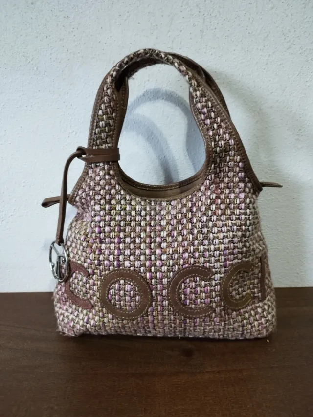 Borsa Coccinelle in lana intrecciata