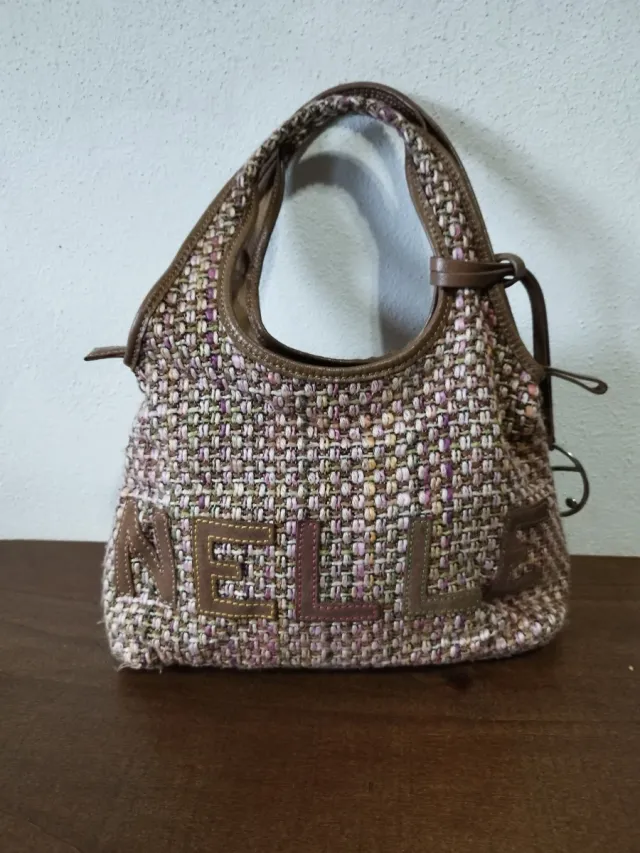 Borsa Coccinelle in lana intrecciata