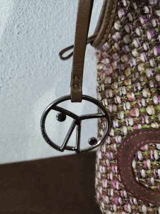 Borsa Coccinelle in lana intrecciata