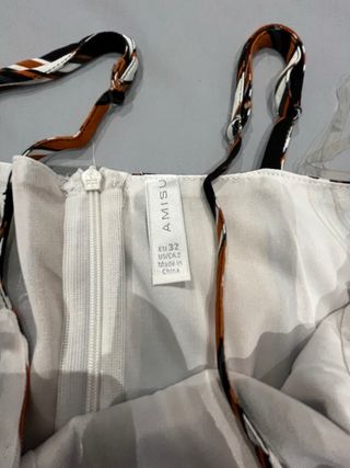 Mono AMISU rayas negro y marrón Talla 32