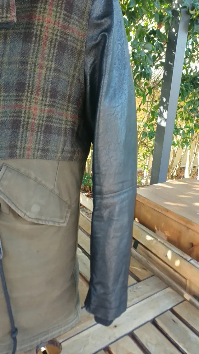 Parka Gianni Lupo Multicolor Verde Oliva