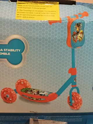 Patinete Patrulla Canina 3 ruedas.