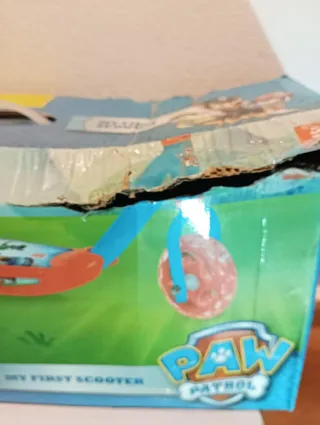 Patinete Patrulla Canina 3 ruedas.