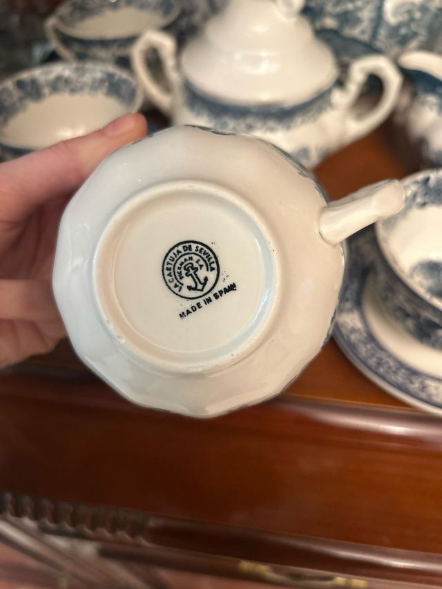 La Cartuja de Sevilla - Stoviglie blu e bianche