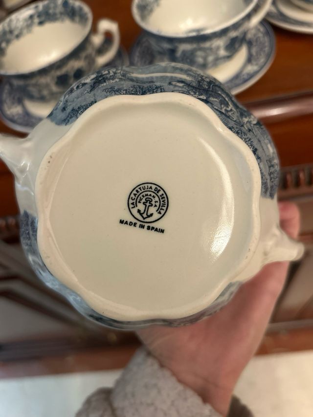 La Cartuja de Sevilla - Stoviglie blu e bianche