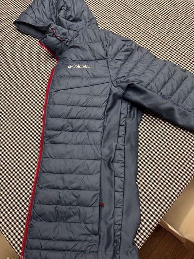 Chaqueta Columbia azul Hombre con capucha