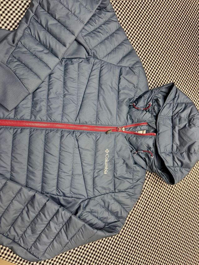 Chaqueta Columbia azul Hombre con capucha