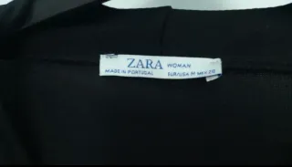Body Zara Negro Talla M