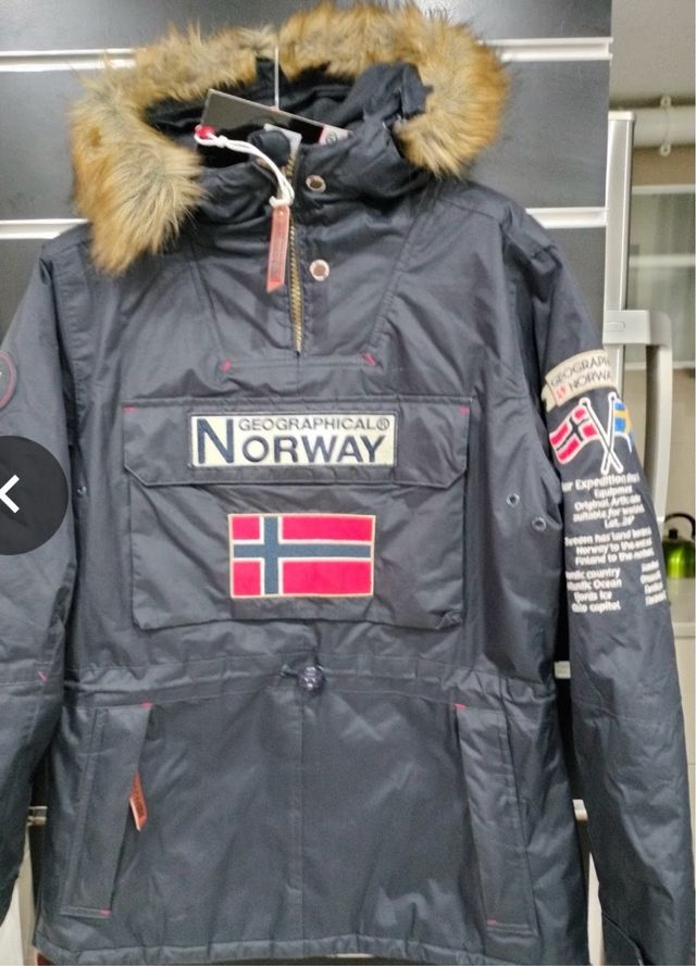 Chaqueta Geographical Norway Negra