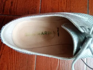 Zapatos Plataforma Plata