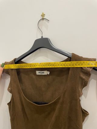 Vestitino Moschino marrone con dettagli