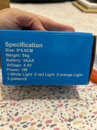 Luz de emergencia LED para coche