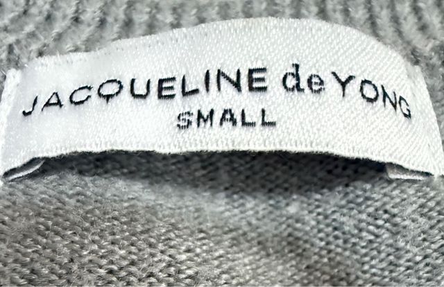 Cardigan donna pois grigio