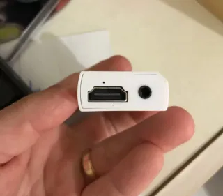 Convertidor AV-RCA y wii hdmi consolas