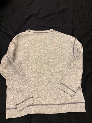 Sudadera Hollister Gris Talla XS oversize