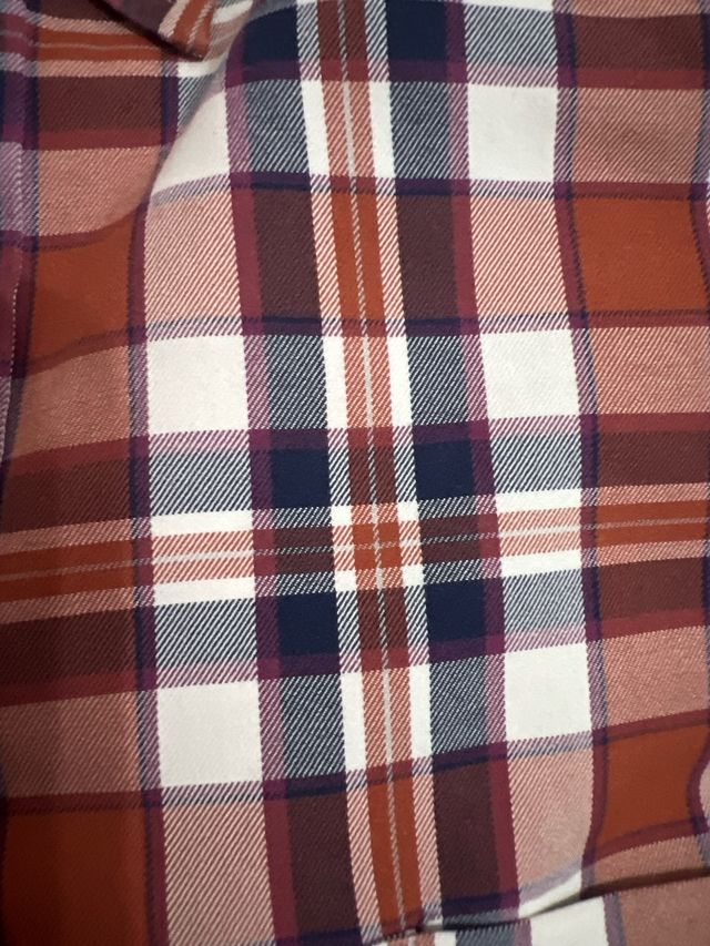 Camisa Mirto cuadros marrón, azul marino, blanco