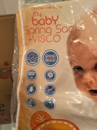 Cuna colecho con colchón