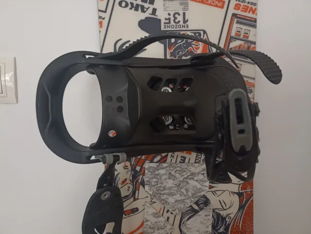 Tabla Snowboard 135cm con Fijaciones para niños.