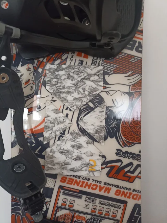 Tabla Snowboard 135cm con Fijaciones para niños.