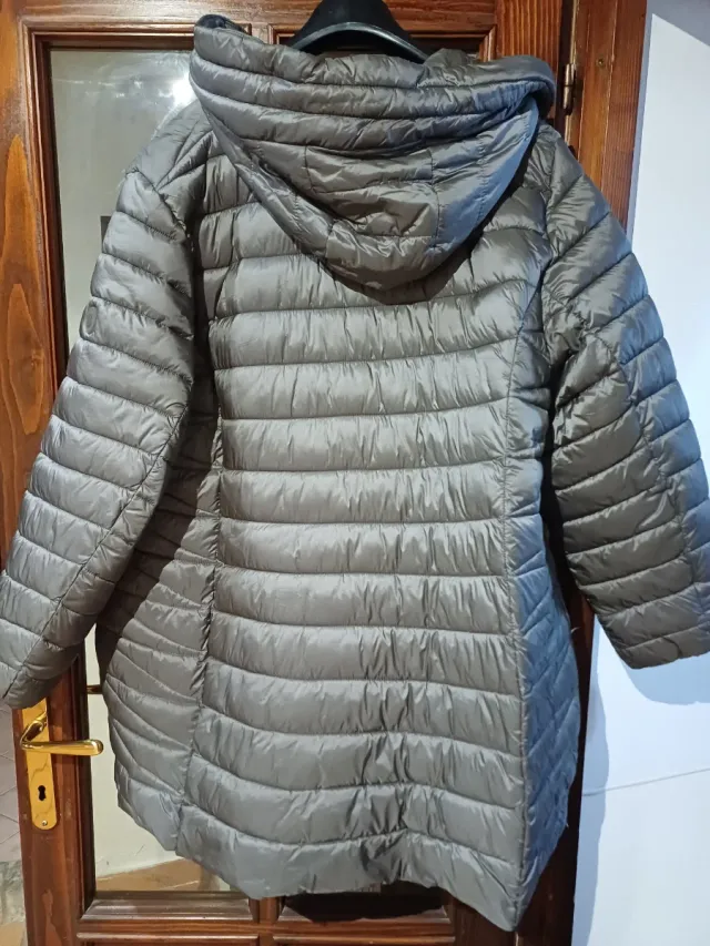 Piumino Barbara Lebek donna tg 56 col. tortora.