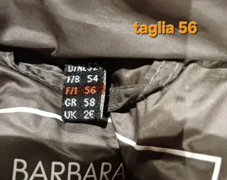 Piumino Barbara Lebek donna tg 56 col. tortora.