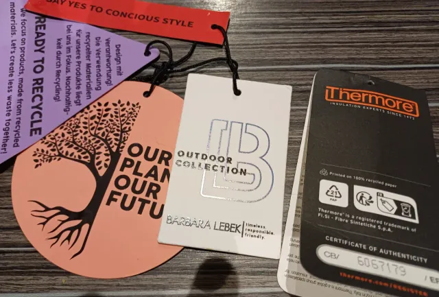 Piumino Barbara Lebek donna tg 56 col. tortora.