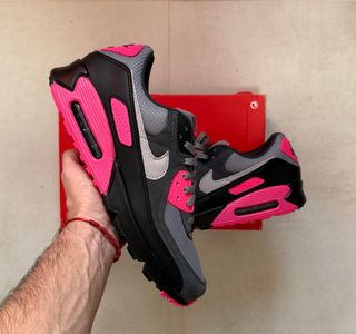 Nike Air Max 90 Wolf Grey Hyper Pink