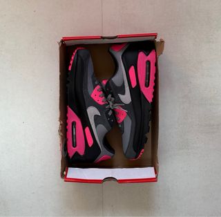 Nike Air Max 90 Wolf Grey Hyper Pink