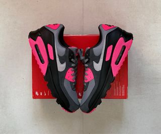 Nike Air Max 90 Wolf Grey Hyper Pink