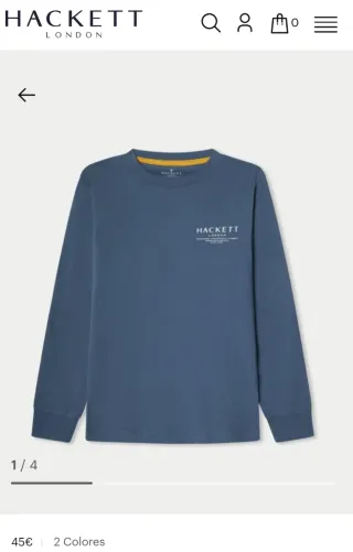 69 camisetas Hackett niño NUEVAS – 30€/ud –
