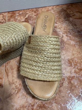 Sandalias Chamby Gel Beige/Marrón