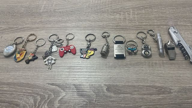 Collezione di portachiavi vintage e da collezione