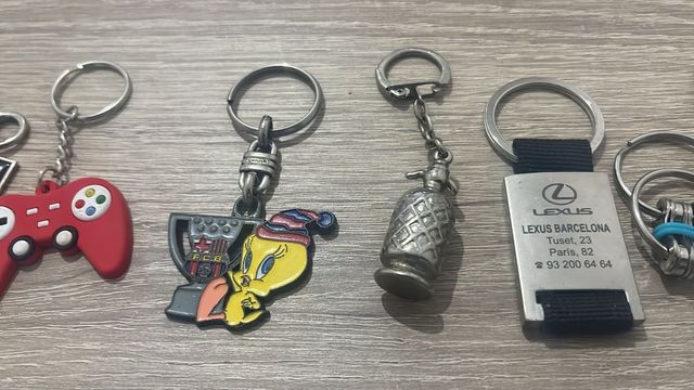 Collezione di portachiavi vintage e da collezione