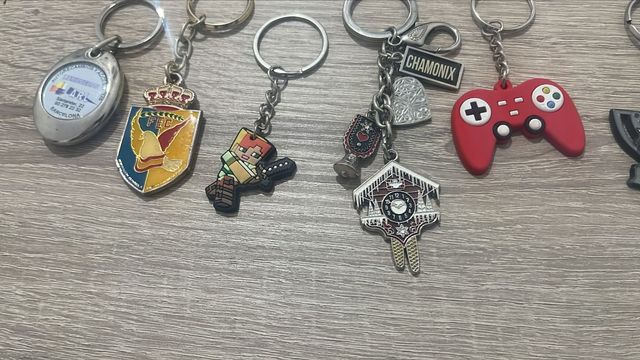 Collezione di portachiavi vintage e da collezione