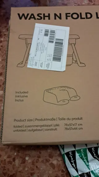 Bañera Plegable sin estrenar