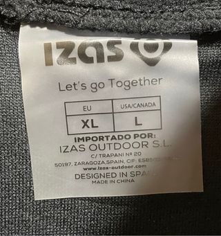 Forro Polar Izas Negro a Estrenar