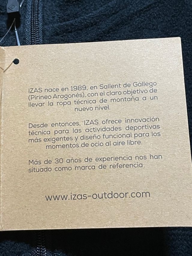 Forro Polar Izas Negro a Estrenar