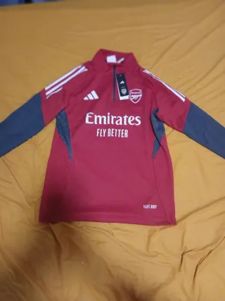 Conjunto Adidas Arsenal Gris y Rojo