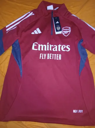 Conjunto Adidas Arsenal Gris y Rojo