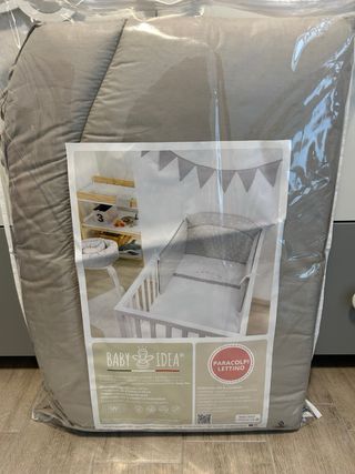 Paracolpi lettino grigio tortora