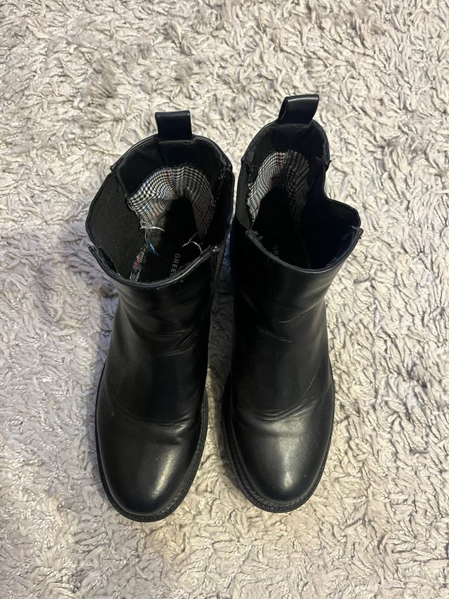 Botines negros de plataforma